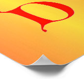 レターDポスター ポスター (角)