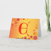 レターEグリーティングカード カード (裏面)