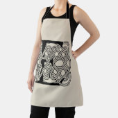 レターEケルト結び目模様ヴィンテージモノグラム エプロン (インサイチュ)