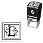 レターEモノグラム セルフインキングスタンプ (インサイチュ)