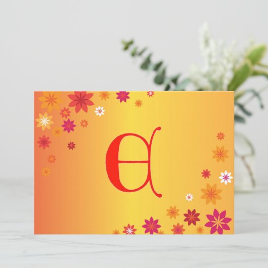 レターE招待状 招待状 (スタンド正面)