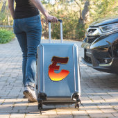 レターE – フレイムステッカー シール (スーツケースインサイチュ)