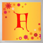 レターFポスター ポスター (正面)