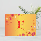 レターF招待状 招待状 (スタンド正面)