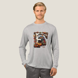 レターF サンクスギビングギフトスタイル トライブレンドTシャツ