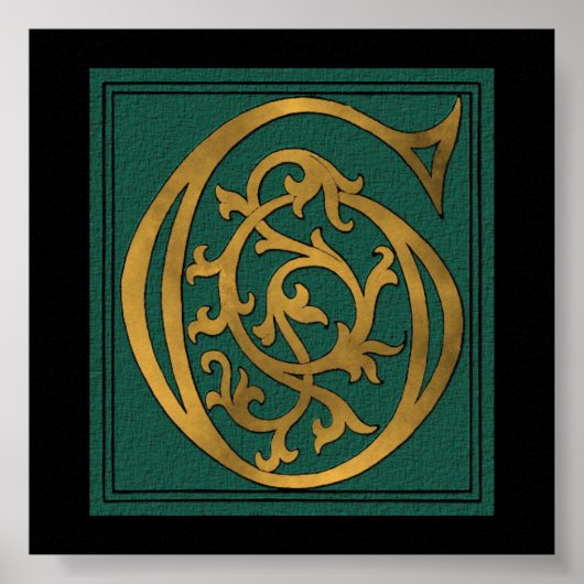 レターGポスター ポスター (正面)