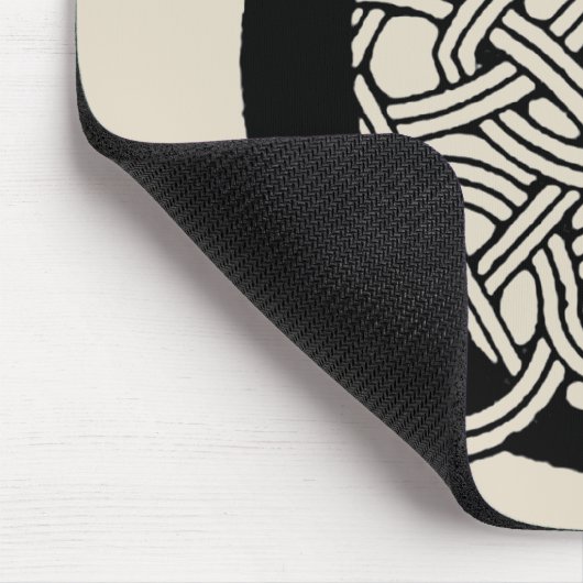 レターGヴィンテージケルト結び目模様モノグラム マウスパッド (コーナー)