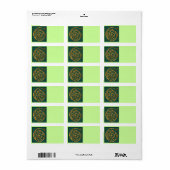 レターG住所 シール (フルシート)