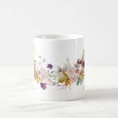 レターG -金ゴールドフローラ名姉妹同僚の友人 コーヒーマグカップ (中央)