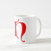 レターHマグカップ コーヒーマグカップ (正面右)