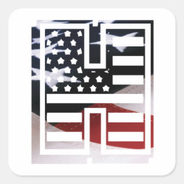 レターHモノグラムイニシャルUSA ラウンドシール