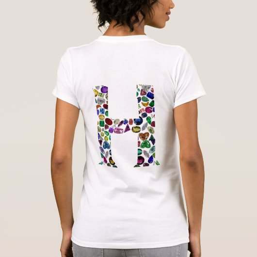 レターHモノグラム Tシャツ (裏面)