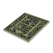 レターH最初の文字モノグラム タイル (側面)