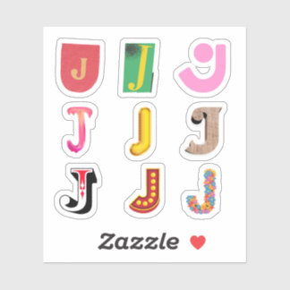 レターJシール シール