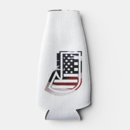 レターJモノグラムイニシャルUSA ボトルクーラー