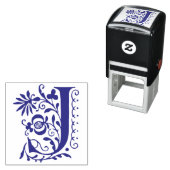 レターJモノグラムエレガントイニシャル セルフインキングスタンプ (インサイチュ)