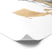 レターJモノグラムポスター ポスター (角)