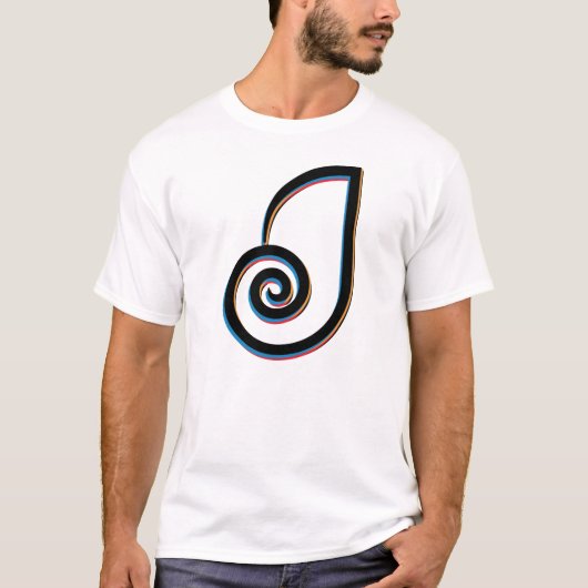 レターJモノグラム Tシャツ (正面)