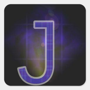 レターJ スクエアシール