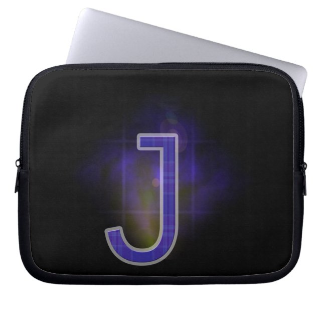 レターJ ラップトップスリーブ (正面)