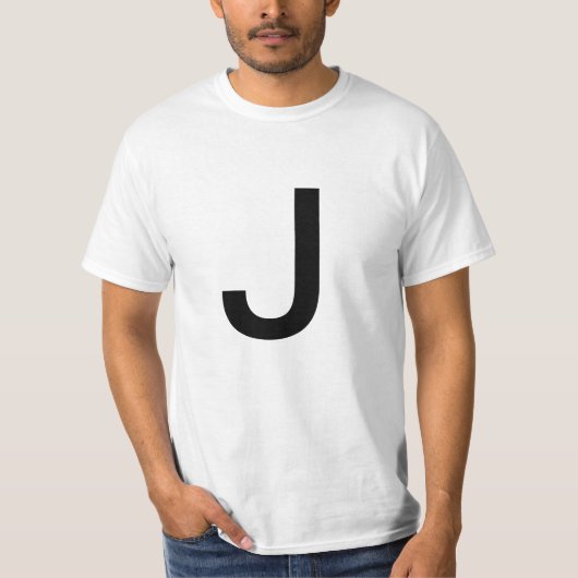 レターJ Tシャツ (正面)
