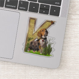 レターK誕生日カスタマイズシール シール