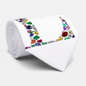 レターLモノグラム ネクタイ (ロール)