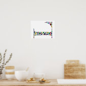 レターLモノグラム ポスター (キッチン)