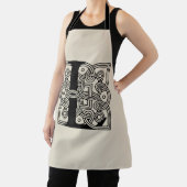 レターLヴィンテージケルト結び目模様モノグラム エプロン (インサイチュ)