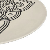 レターLヴィンテージケルト結び目模様モノグラム カッティングボード (角)