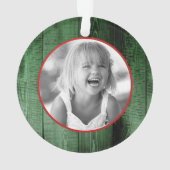 *~*レターL素朴クリスマスフォトWood AP44 オーナメント (裏面)