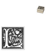 レターL装飾最初の文字 ラバースタンプ (押印)