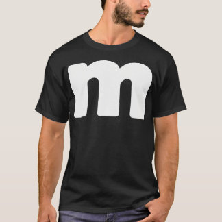 レターMグループハロウィンマッチングチーム簡単怠惰 Tシャツ