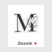 レターM -バラシール シール (シート)