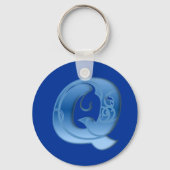 レターQ キーホルダー (正面)