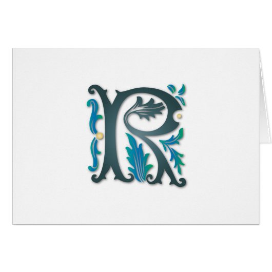 レターRモノグラム (正面横)