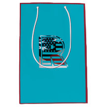 レターRモノグラムUSA国旗