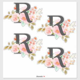 レターR シール