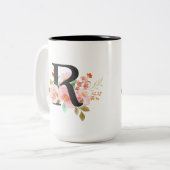 レターR ツートーンマグカップ (正面左)