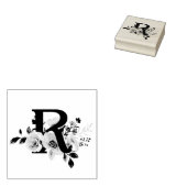レターR ラバースタンプ (押印)