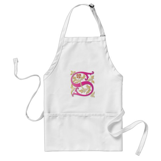 レターSモノグラム スタンダードエプロン (正面)