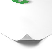 レターSモノグラム(紋章の)フラ・ダ・リ ポスター (角)