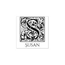 レターSヴィンテージ最初のレター(名前をカスタムする付き)