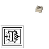 レターTモノグラム ラバースタンプ (押印)