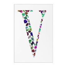 レターVモノグラム