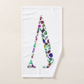 レターVモノグラム バスタオルセット (ハンドタオル)