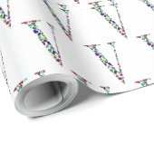 レターVモノグラム ラッピングペーパー (ロールコーナー)