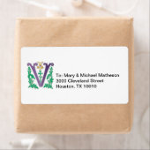 レターVモノグラム ラベル (インサイチュ)