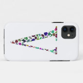 レターVモノグラム Case-Mate iPhoneケース (裏面(横))