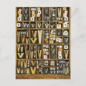 レターV ポストカード (正面)